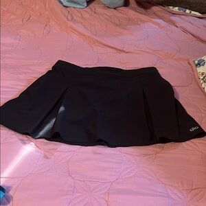 ALO Yoga Black Circle Skater Skirt